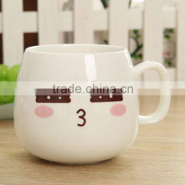 lovely expression small white ceramicwhite ceramic coffee mug