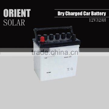 12V 32AH dry charged car battery