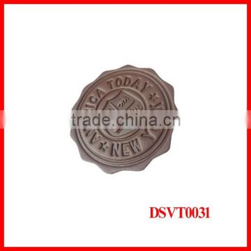 custom high quality jacket leather patch