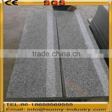 Grey granite stair