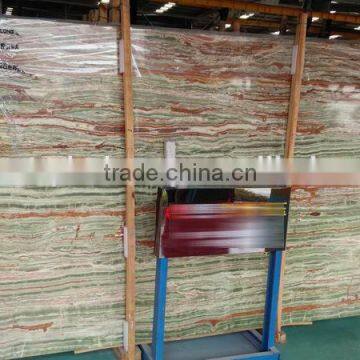 Green slab marble