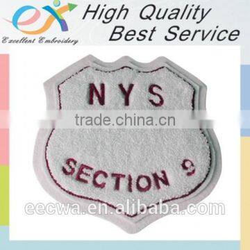 manufacturer custom sew-on chenille embroidery badge