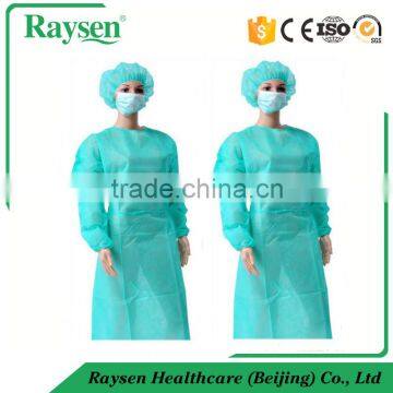 Disposable Hospital Clothing Patient Gown Non Woven Isolation Gown photo-2