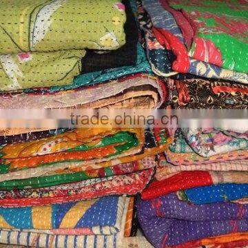 VINTAGE KANTHA QUILT Blanket Throw wholesale kantha