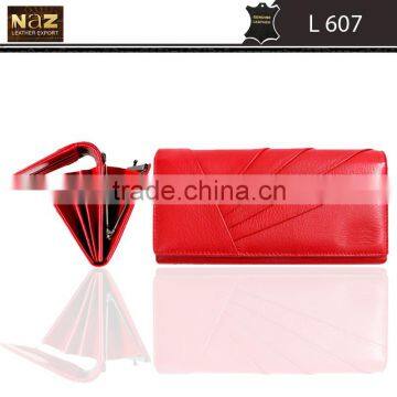 wallet for ladies with multiple zipper pockets