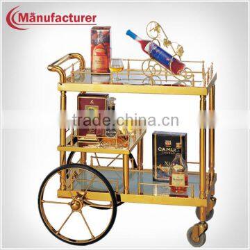 G-001 Luxury Wood Bar Liquor Service Trolley Cart Series Wholesaler