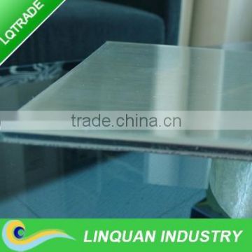 China Stainless steel brushed aluminum composite panel for sale