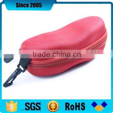 red special shape good feel touch eva cycling glasses travel case