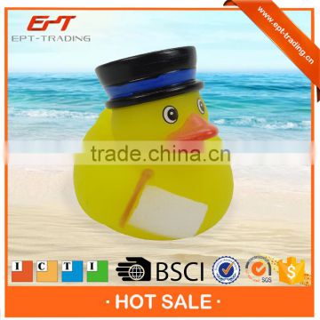 Mini size yellow rubber ducky pool float for baby