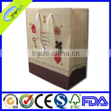 wholesale paper shopping bags with custom design