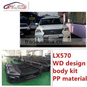 2014 lexus lx570 wald style body kits,wald body kits for lx570,lexus lx570 body kit PP material