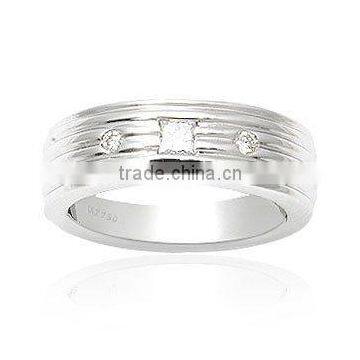 white gold diamond ringm, princess diamond ring, mens band ring