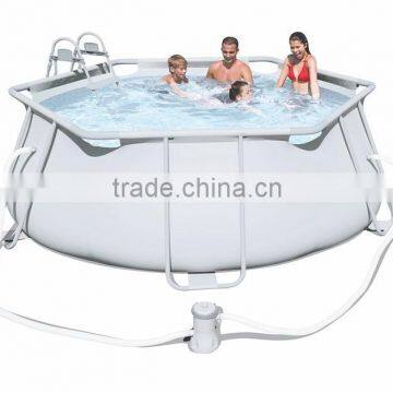 Outdoor metal frame pool / above ground pool metal swimming pool