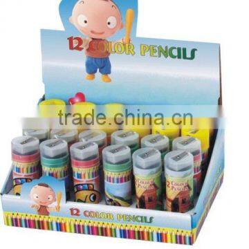 pencil set with sharpener