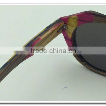 Fashion Design Bamboo Sunglasses Polarized Lenses Custom Logo Free Wooden Frame Material Wooden Sunglasses