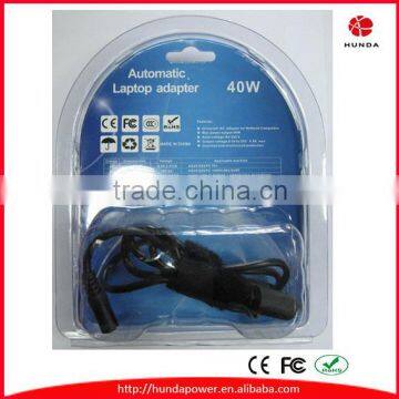 Universal 40W Mini AC Adapter Charger + Power Cord: for 9.5V, 10.5V, 12V, 19V, 19.5V, 20V Laptop photo-4