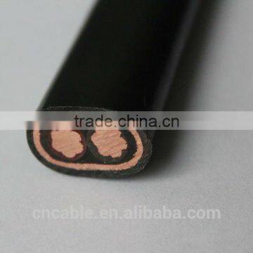 2 Core Metal Cu Conductor PVC Inusalted Concentric Cable