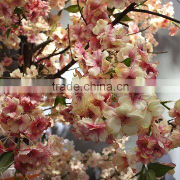 wedding stage silk artificial trees cherry blossoms