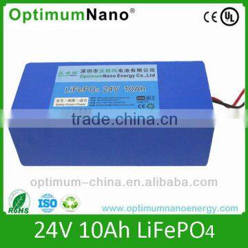 Deep Cycle LiFePO4 Battery Pack 24v 10ah For Solar Light