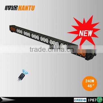 New product! 44inch single row 240w led light bar 12v led strobe chep amber led light bar for jeep ATV SUV wrangler