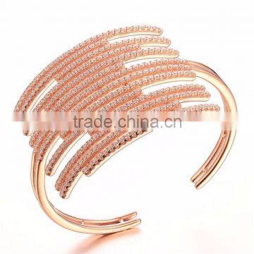 Gold Plated Jewelry Costume Gold Bangle For Ladies Jewelry Factory Direct FB055 photo-5