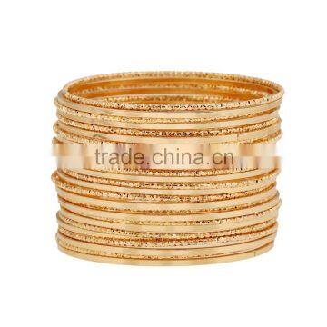 Wholesale Fashion Wide Multicolor Bracelet High Quality Zinc Alloy and Gold Plated Bangle for Women Party Accessories photo-3