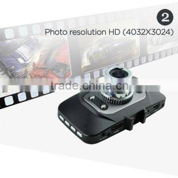 Night vision full HD 1080p HDMI 2.7"TFT LCD auto video recorder