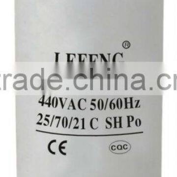 white plastic round case cbb60 large super capacitor