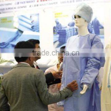 Hospital Using fire retardent Nonwoven Disposable Sterilized Surgical Gown