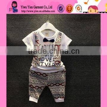 2015 Wholesale 100% Cotton Baby Clothes Boutique Shop Hot Sale Baby Summer Clothes Set