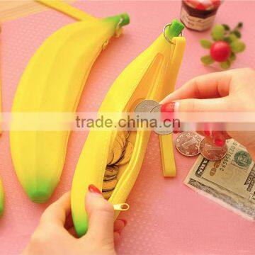 Banana Shaped Soft Silicone Coin Purse,silicone Coin Container photo-2
