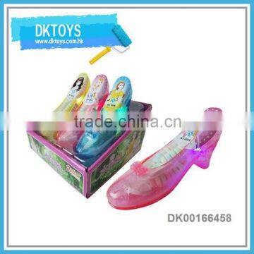 Girls Love Flashlight Crystal Shoe Toy With Candy