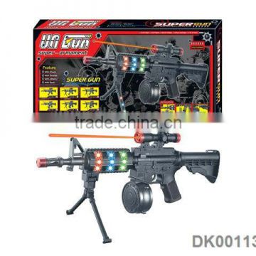 Light and Sound Vibrate B/O Gun Toys