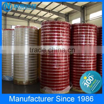 No bubbles clear shipping tape for carton sealing jumbo roll