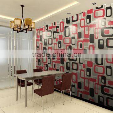 korean design 3d effect wallpaper for restaurant decoration