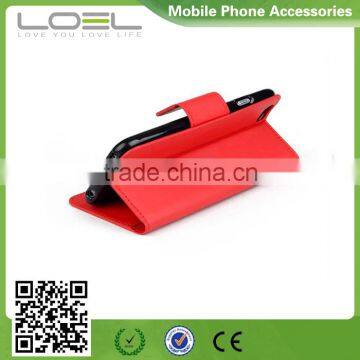 Classical red PU leather holder for iphone 6 case