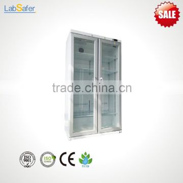 big size 2 to 8 glass door pharmacy refrigerator 636L , laboratory refrigerator