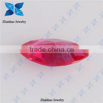 Marquise cut rough blood ruby gemstone for wedding dress 2014