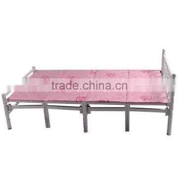 Pink folding metal single beds for sale