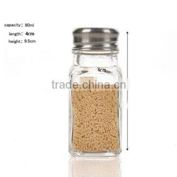Square Spice Bottle With Lid and Decal Printing photo-2