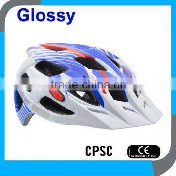 in-mold adult CE CPSC mountain bicycle safety helmets, bike security helmets, MTB cycling helmets