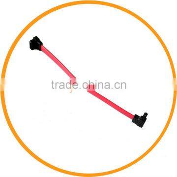 15CM SATA Serial ATA Female 7-Pin F/F Straight to Angled Data Extension HDD Cable Dark Red from dailyetech