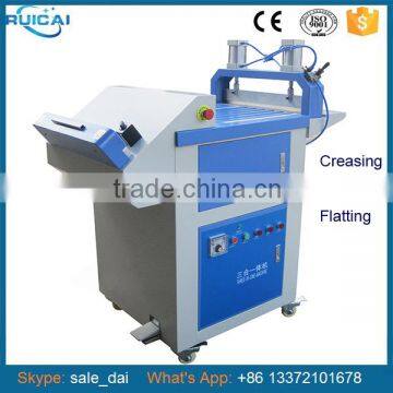 Album Photobook Cover Creasing Cutting Trimming Nipping Pressing Flatting Making Machine