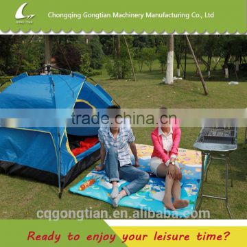 Portable folding camping equipment for travel