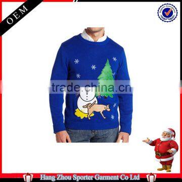 16FZCS20 High Quality Christmas Pullovers Knitted Christmas Sweater Party