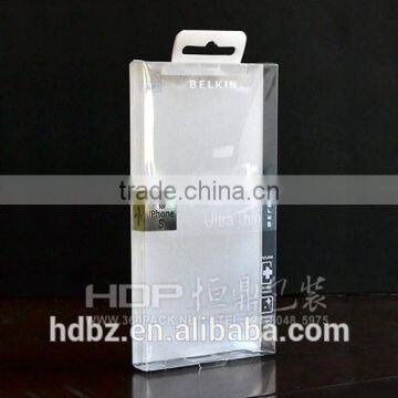 cheap clear hard plastic box for phone case packing in China