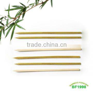 21cm Natural flat bamboo skewers