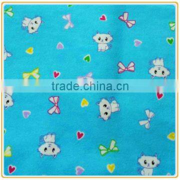 100 Cotton Flannel Fabric, Reactive Dyeing Cotton Flannel