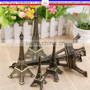 la tour eiffel PARIS metal souvenir craft building model collections 8CM BRONZE
