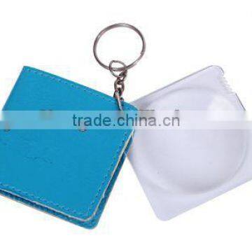 2014 China cheapest Optical Instruments magnifying glass key chain Magnifiers bug magnifier